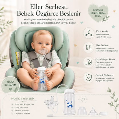 TEST-ELLER SERBEST BEBEK BİBERONU