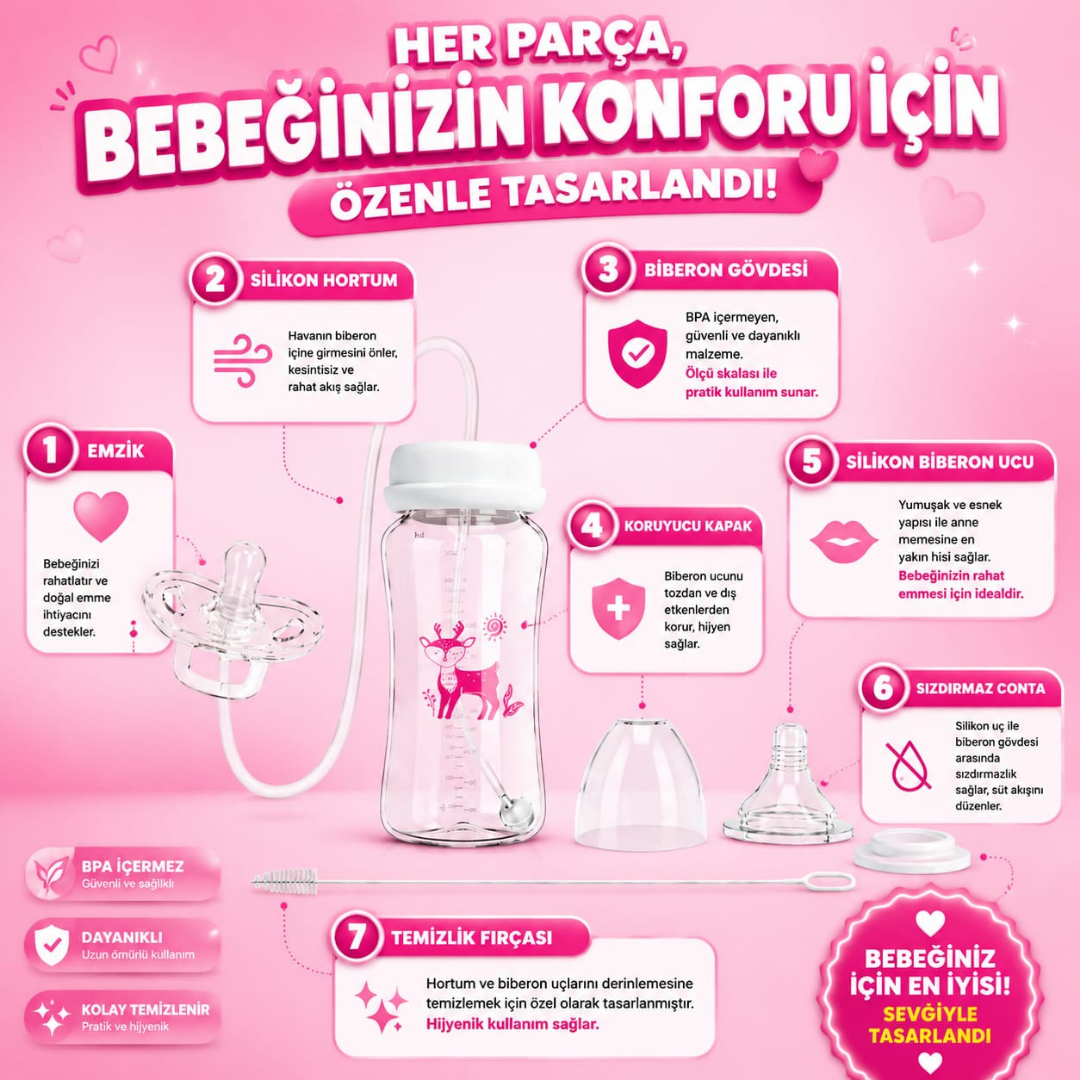 TEST-ELLER SERBEST BEBEK BİBERONU