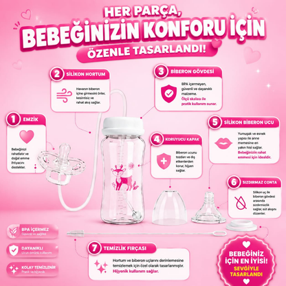TEST-ELLER SERBEST BEBEK BİBERONU