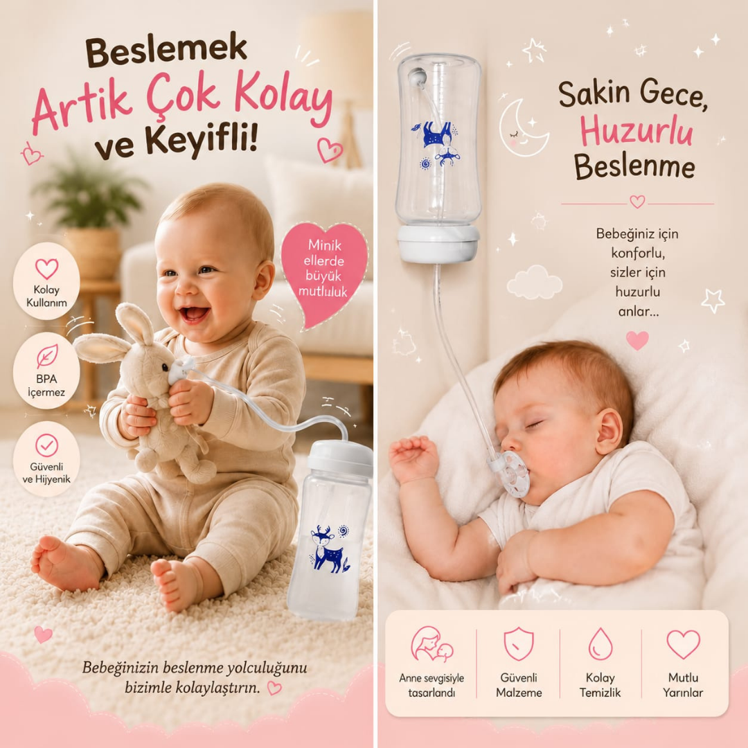 TEST-ELLER SERBEST BEBEK BİBERONU