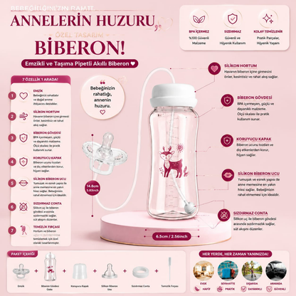 TEST-ELLER SERBEST BEBEK BİBERONU