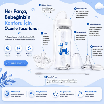 TEST-ELLER SERBEST BEBEK BİBERONU