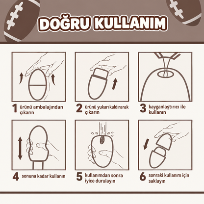Touchdown - Boğumlu Suni Mastürbatör