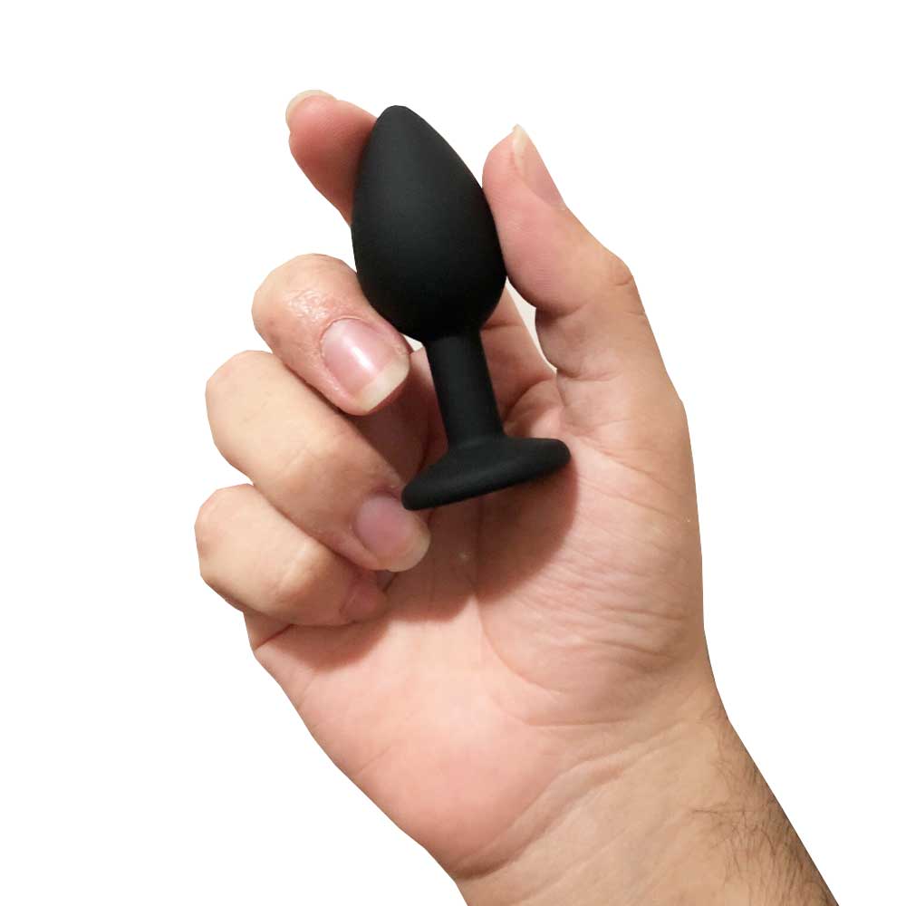 Backpart Taşlı Silikon Anal Tıkaç